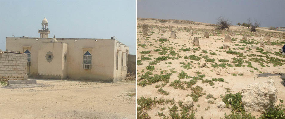 قبرستان و مسجد جزیره